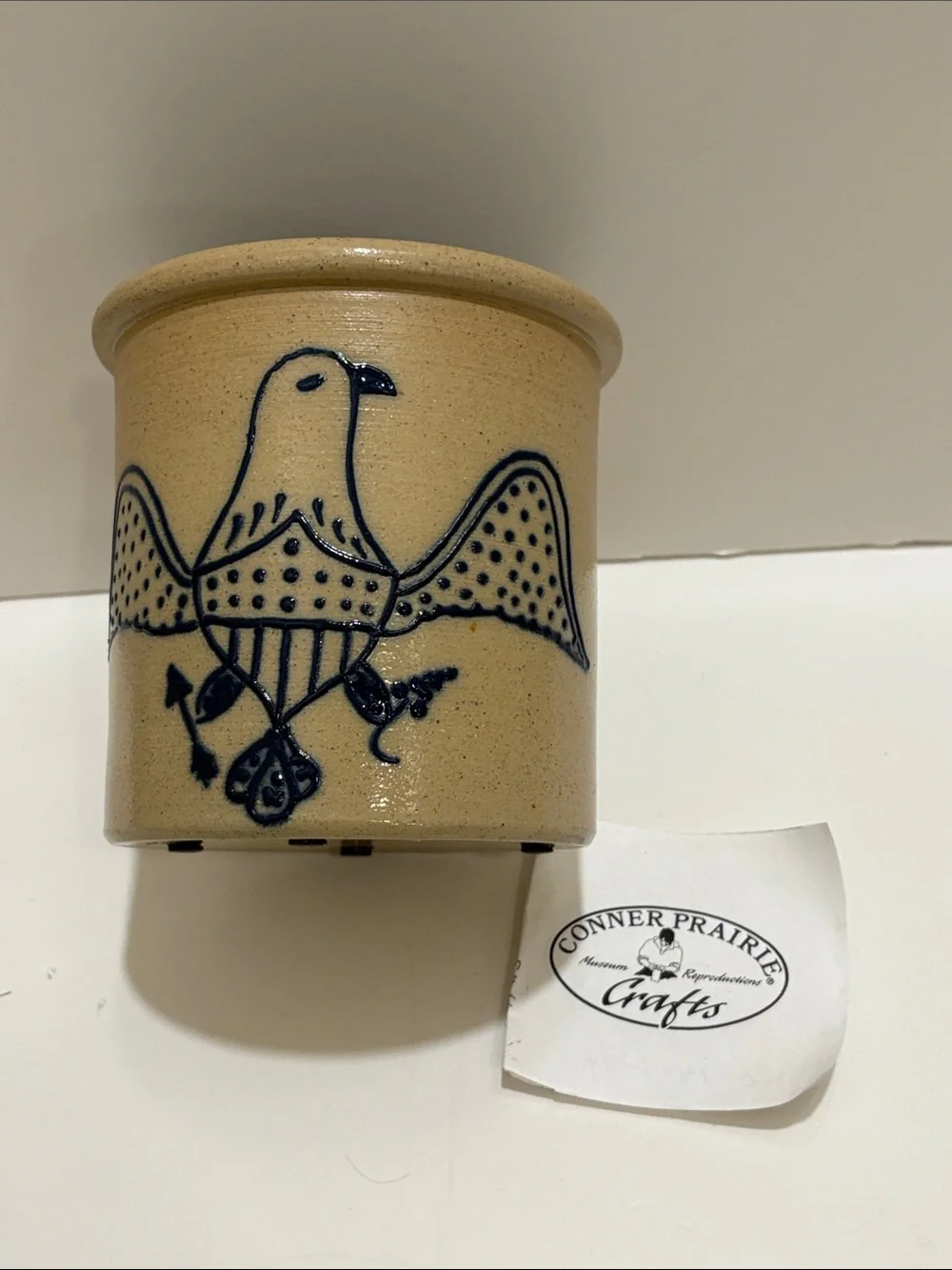 Conner Prairie pottery jar circa 1994. John Schippers artist.